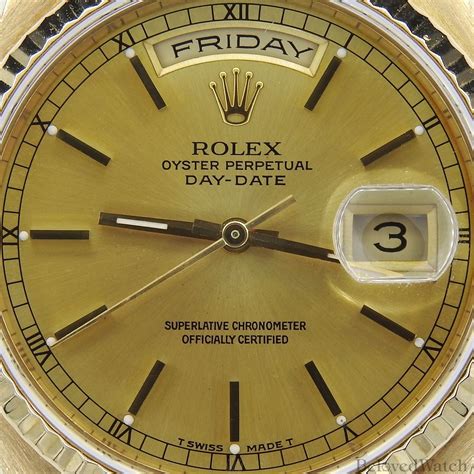 36mm rolex 18238|rolex 18238 production years.